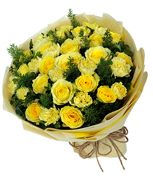 Bó hoa tặng sinh nhật hoa hồng vàng đặt hoa sinh nhật  Hoa hồng vàng Hoa  hồng Bó hoa