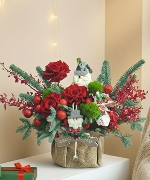 Giỏ thông tươi Noel 02