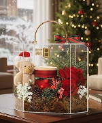 Giỏ thông tươi Noel 05