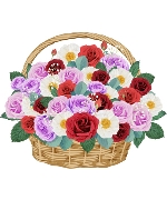 Giỏ hoa 20-10: Ngọt ngào 10