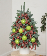 Fresh fruit christmas tree 03