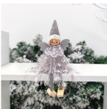 1688 búp bê váy tua - xám