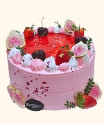 Bánh kem trái cây nhân mứt dâu tây (M14)