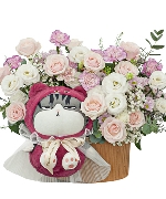 Cutie bear and rose 14