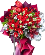 Vibrant Blooms Stand