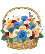 Giỏ hoa 20-10: Tươi vui 7