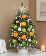 Fresh fruit christmas tree 01