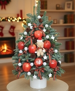 Fresh fruit christmas tree 02
